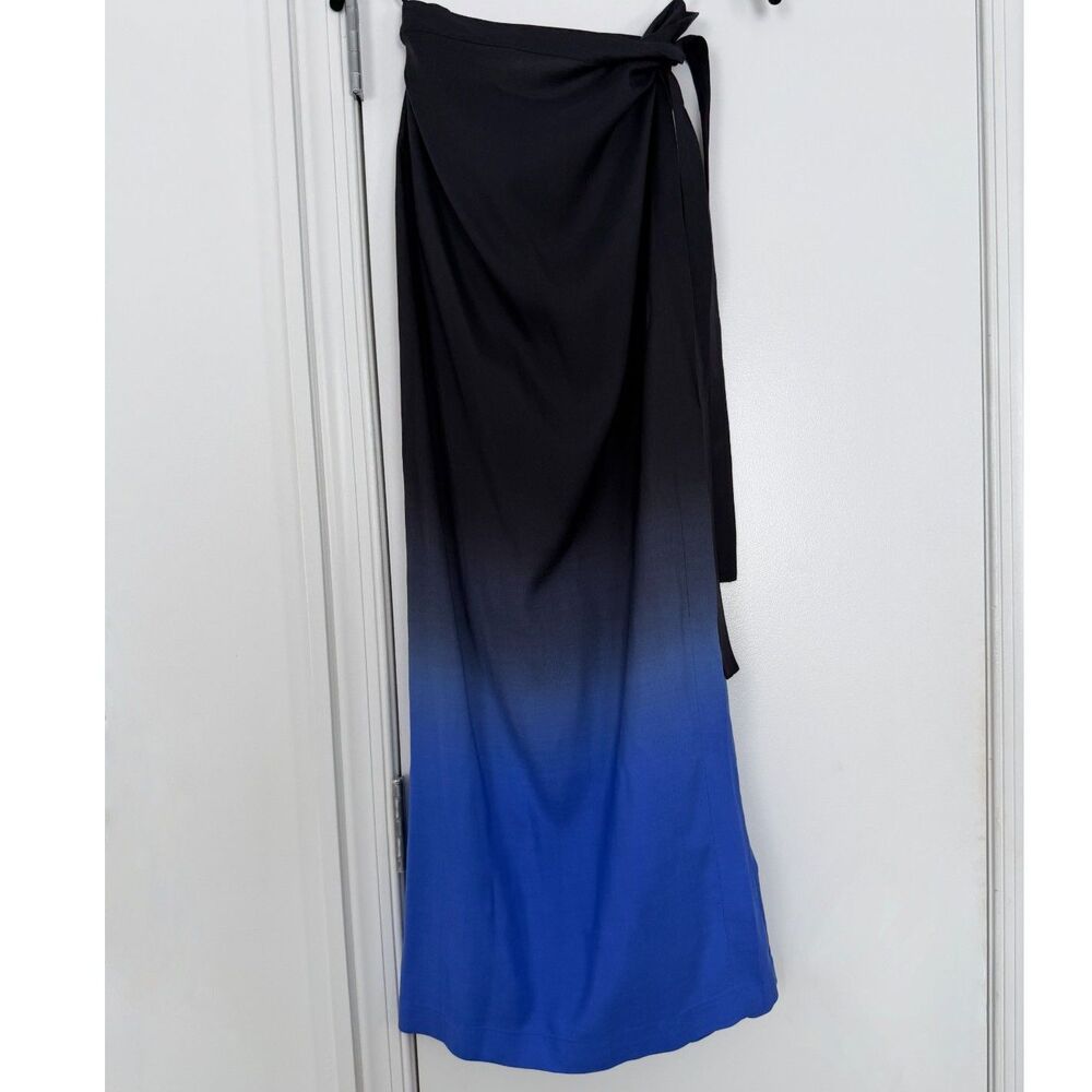 The Row Kawa Ombre Silk Maxi Skirt
